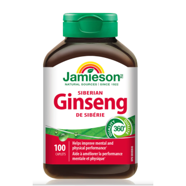 Jamieson Siberian Ginseng Caplets 100`S